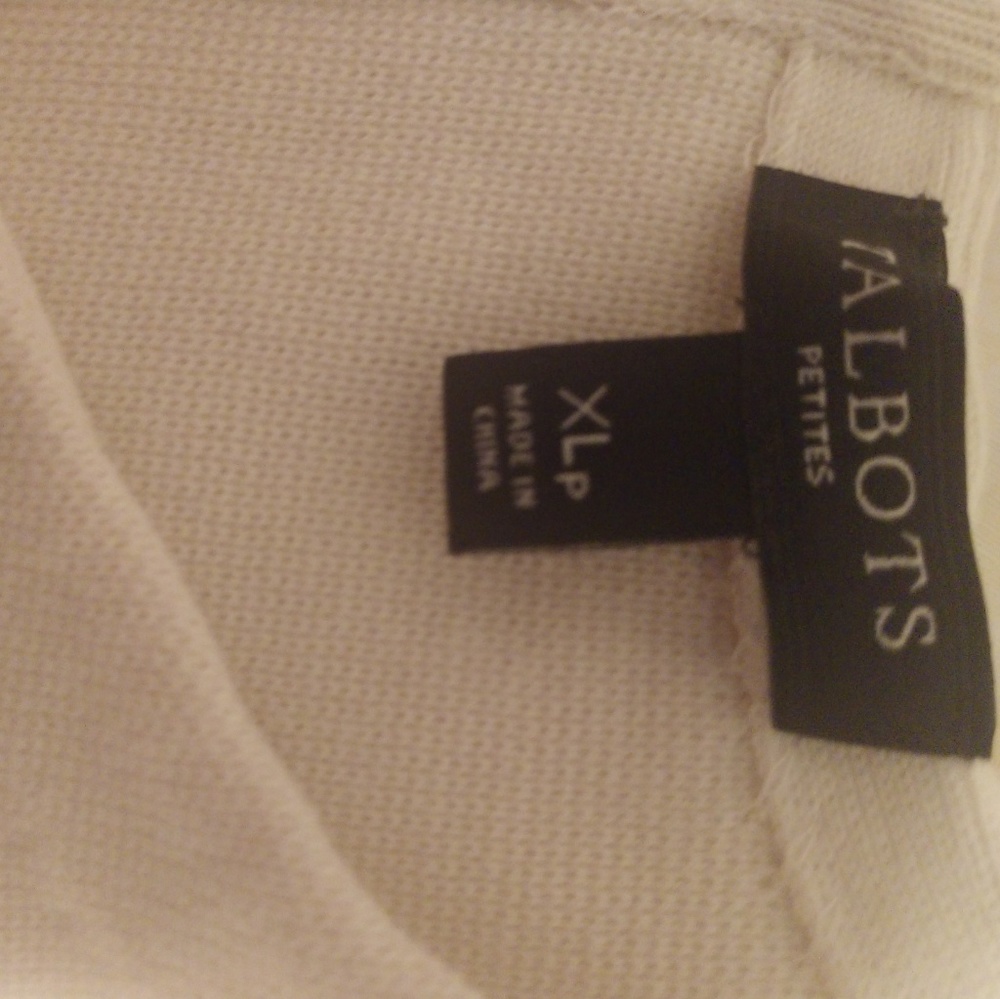Talbots, white sweater - Picture 2 of 2